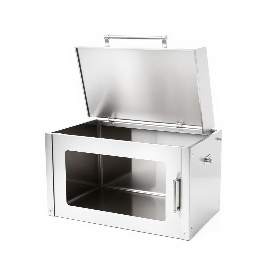 Stainless steel smoker box