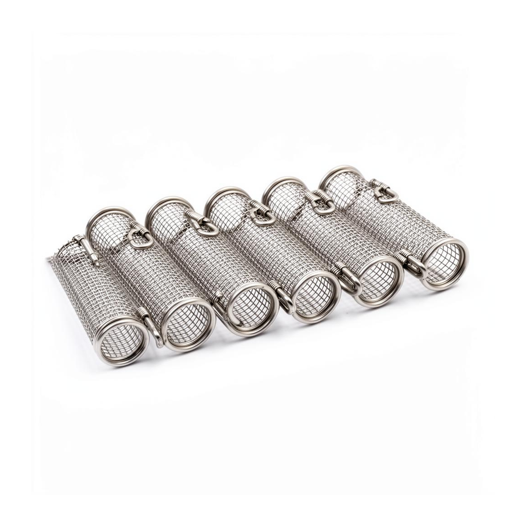 Stainless steel mesh insect catcher screen kit for gas grill burner inlets