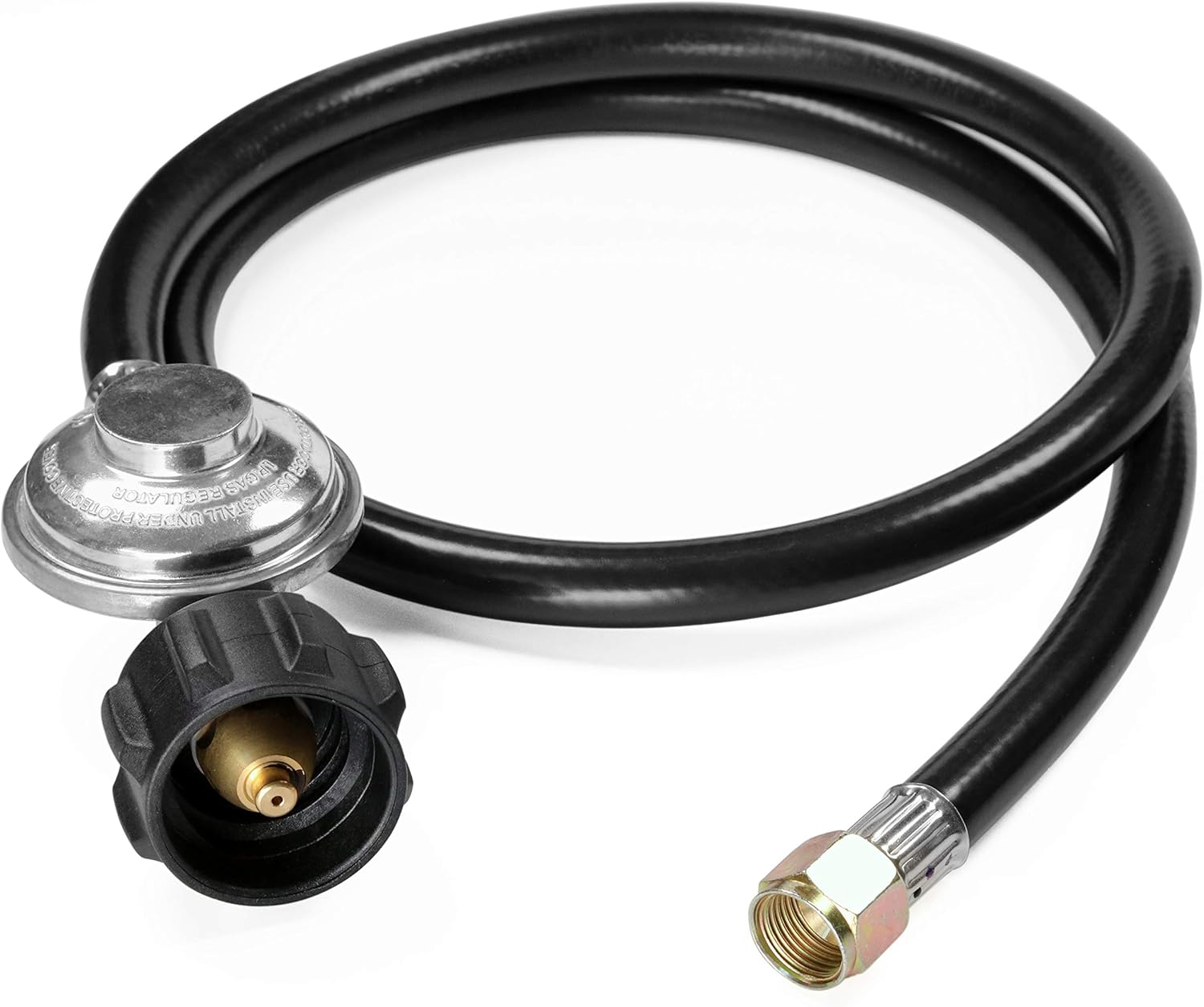 DOZYANT universal 3-foot propane regulator and hose with QCC1 Type-1 connector