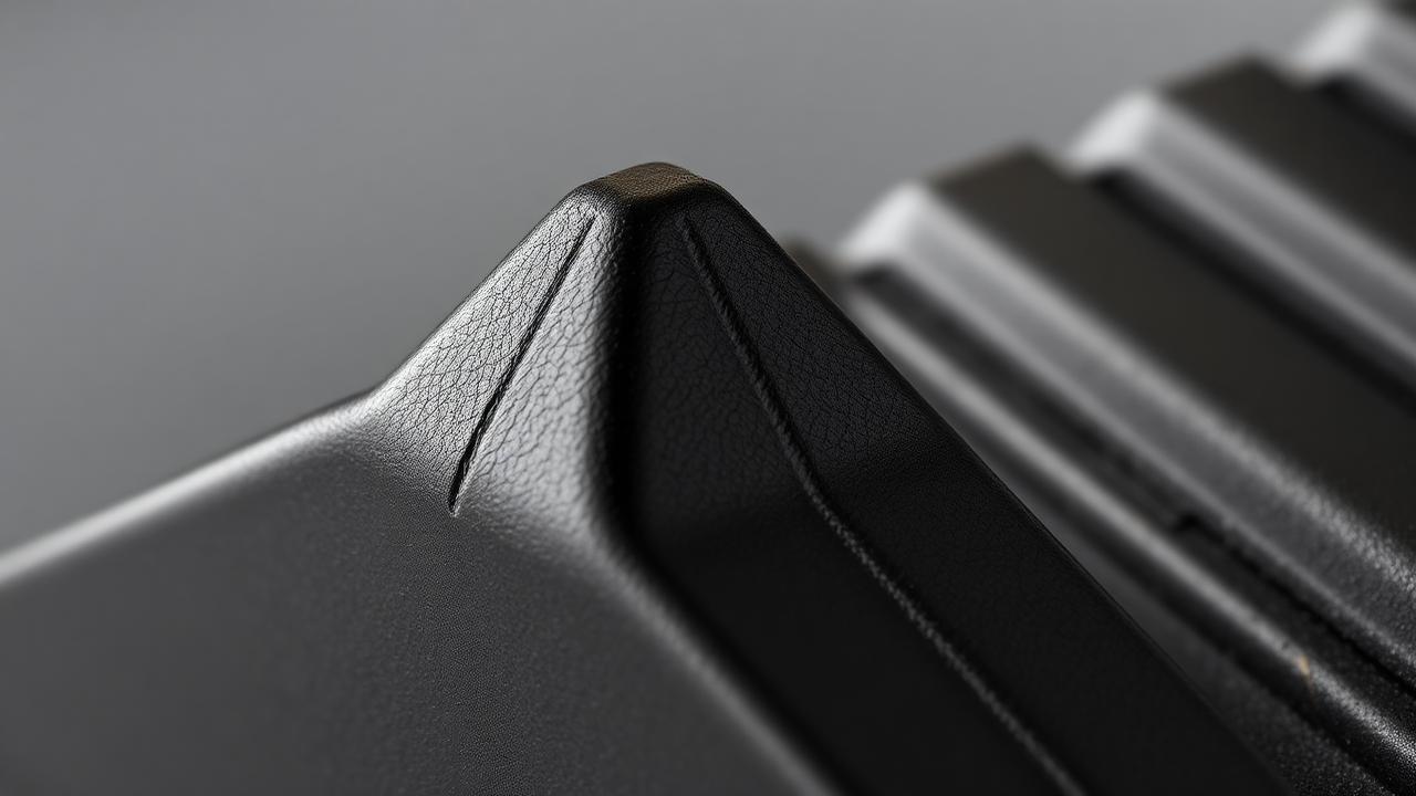 Flavorizer bar with thick grease ridges built up along the peak edge