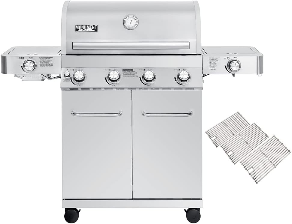 Monument 4-Burner Propane Grill — best budget under $500 gas grill pick