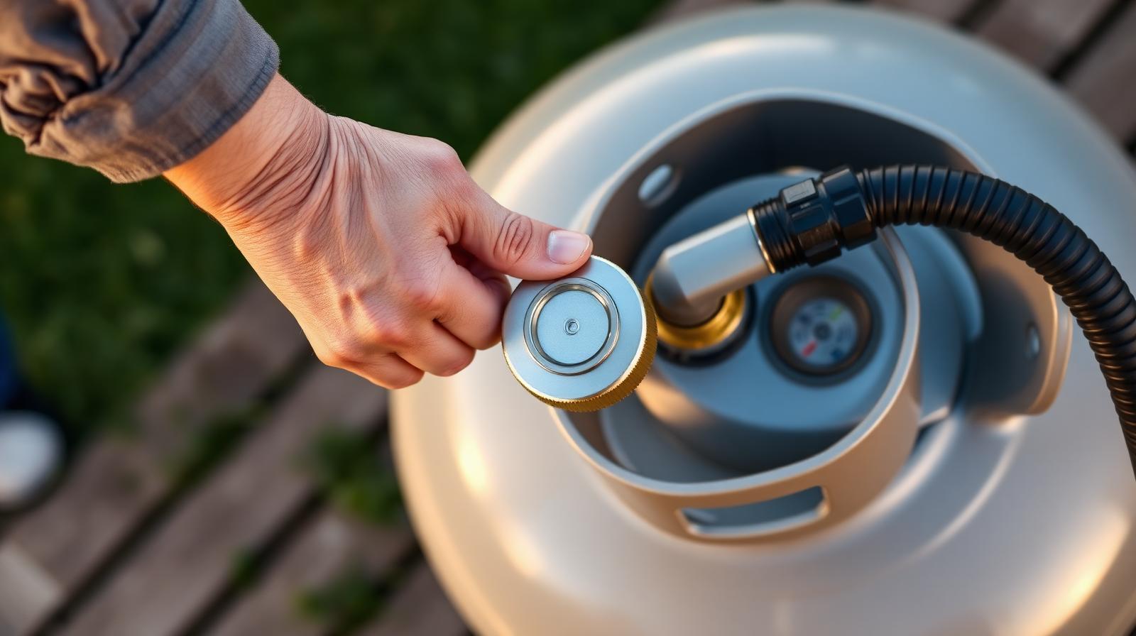 Closing propane tank valve clockwise