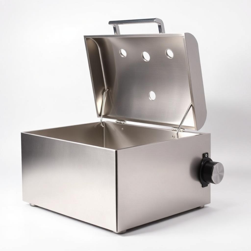 Stainless steel smoker box