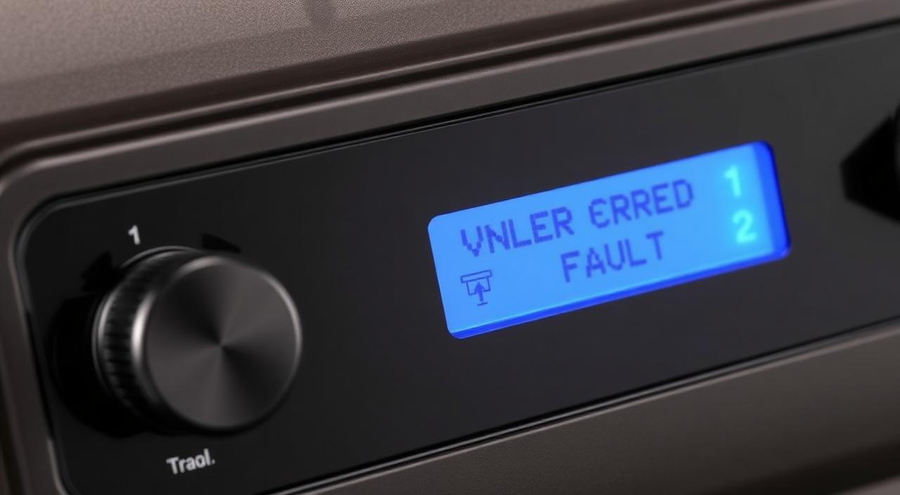 Traeger controller display showing error or fault state