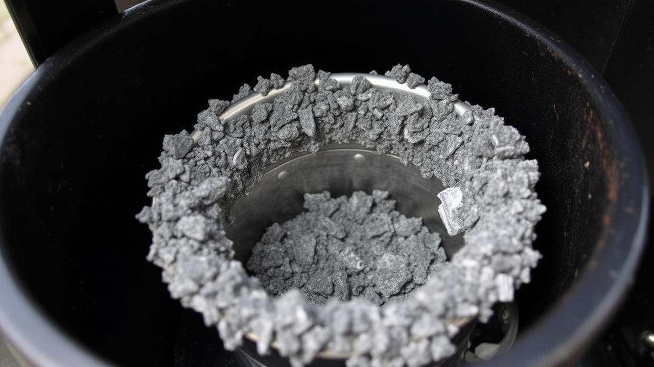 Ash buildup in Traeger fire pot causing LEr error