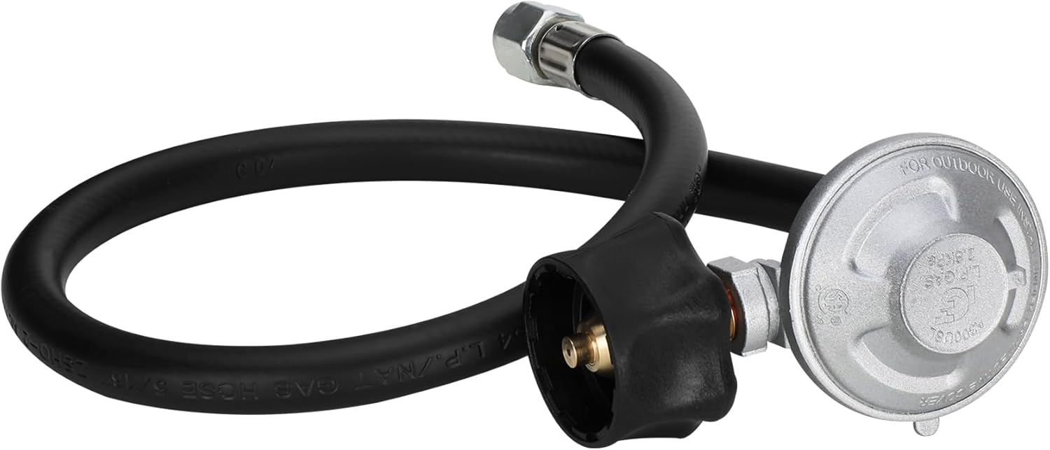 Weber genuine propane regulator and hose assembly with QCC1 connector