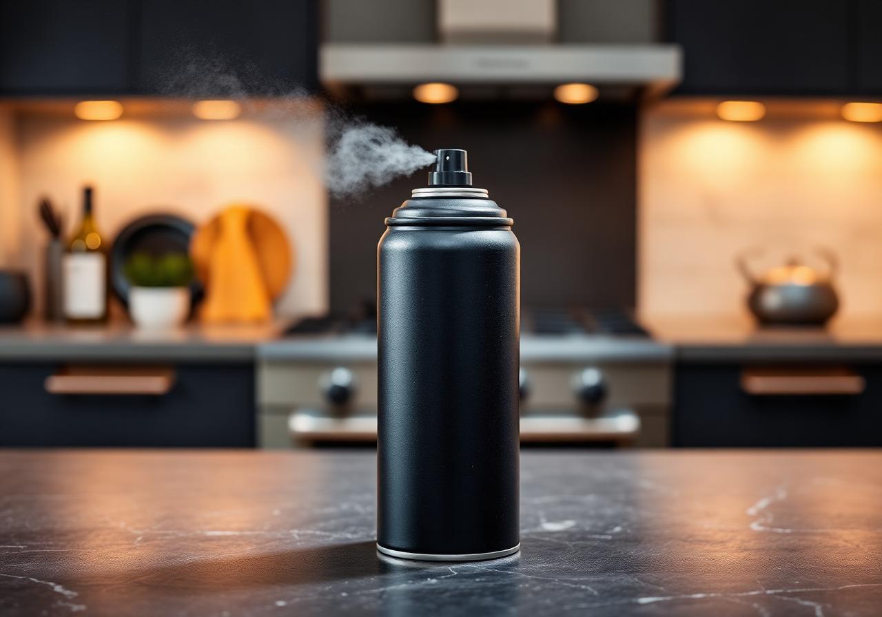 Zep Heavy-Duty Oven and Grill Cleaner aerosol can with foaming spray