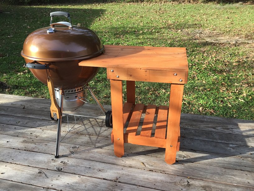 Weber Kettle Grill with Side Table