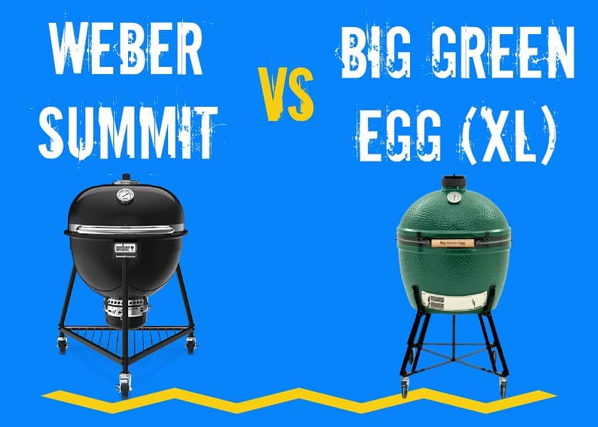 Big Green Egg XL vs Weber Summit Kamado