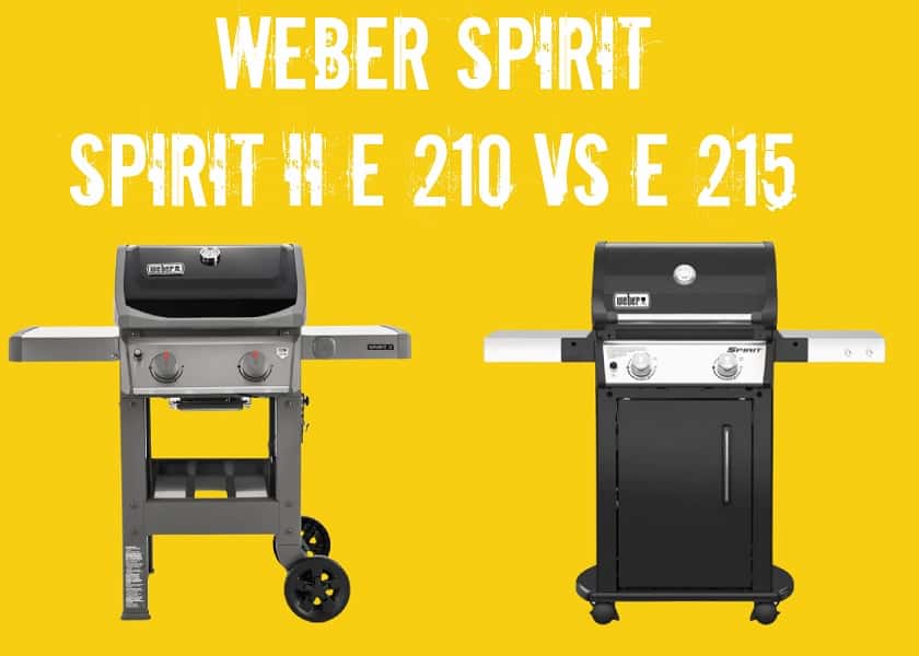 Weber Spirit II E 210 vs E 215