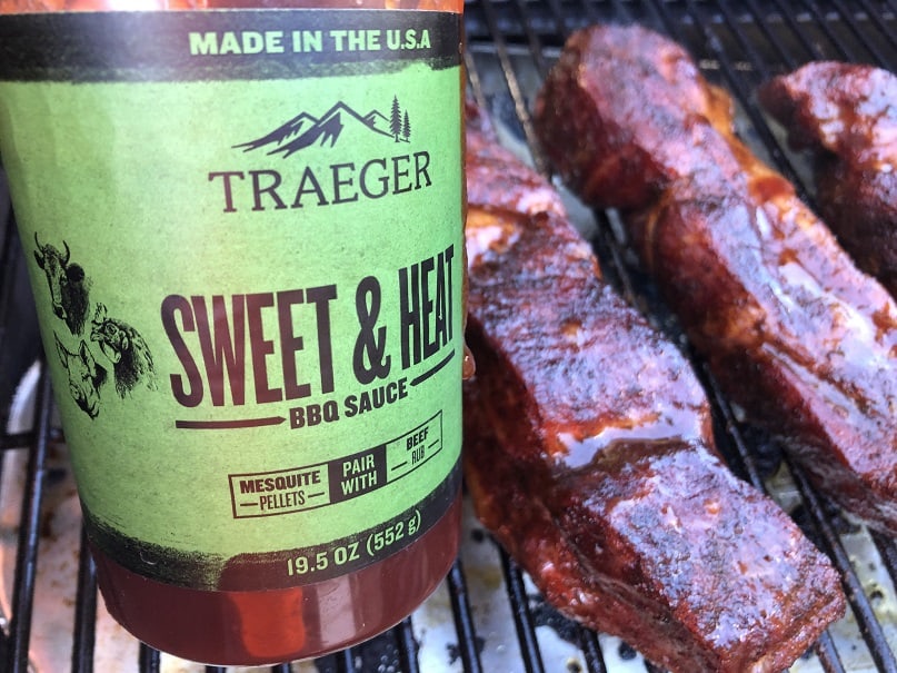 Boneless Pork Ribs with Traeger Sweet Heat Sauce