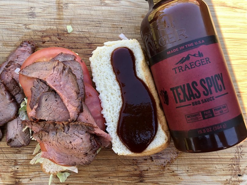 Smoked Tri Tip Sandwich with Traeger BBQ Sauce