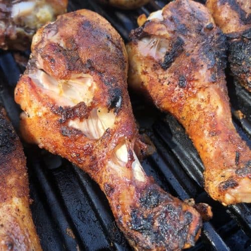 Grilled Chicken Legs are Done